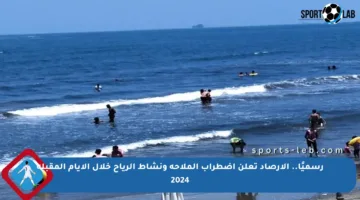 رسميًا.. الأرصاد تعلن اضطراب الملاحة ونشاط الرياح خلال الأيام المقبلة 2024